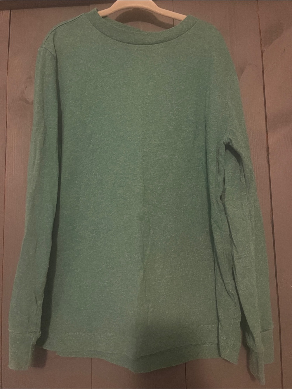Old Navy kid’sHeather Green Crewneck long sleeve tee